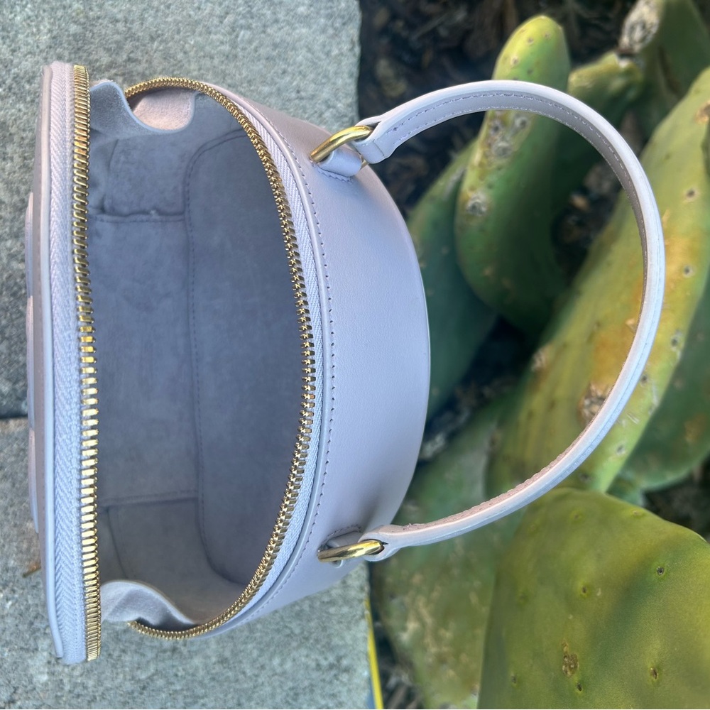 Celine Lavender Half Moon Mini Bag - Picture 8 of 9